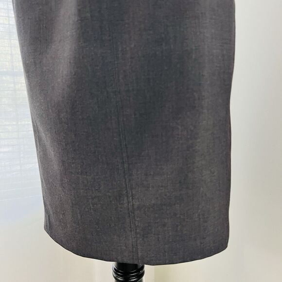 Calvin Klein Black & Gray Colorblock Pencil Dress Secretarycore Lined - Size 6 - Picture 4 of 8